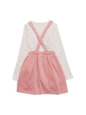 Little Girl’s 2-Piece Dress & Top Set商品第2张图片规格展示