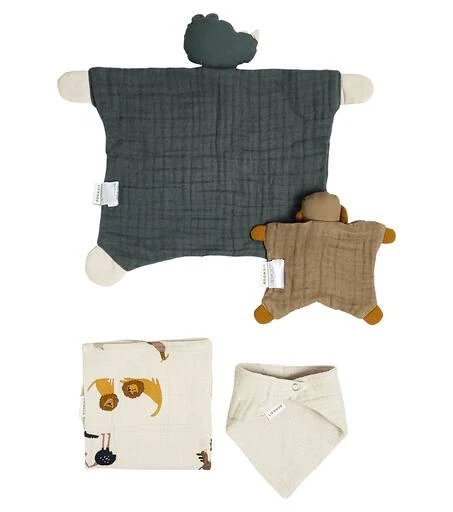 商品Liewood|婴幼儿 — Nada棉质婴儿毯围兜与包巾套装,价格¥388,第2张图片详细描述