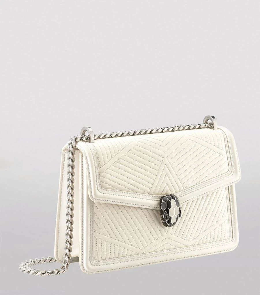 商品BVLGARI|Leather Serpenti Diamond Blast Cross-Body Bag,价格¥23305,第4张图片详细描述