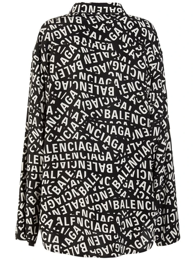 商品Balenciaga|Cupro & Viscose Minimal Shirt,价格¥9203,第4张图片详细描述