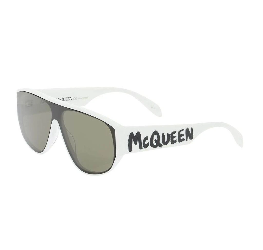 商品Alexander McQueen|Alexander McQueen Eyewear Mask Frame Sunglasses,价格¥2224,第2张图片详细描述