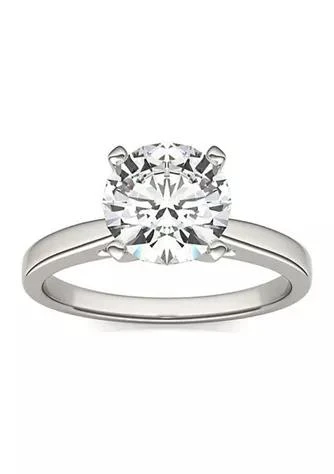 商品Charles & Colvard|Colvard Charles Colvard 1.90 Ct. T.w. Lab Created Moissanite Classic Solitaire Ring In 14K Gold,价格¥9090,第1张图片