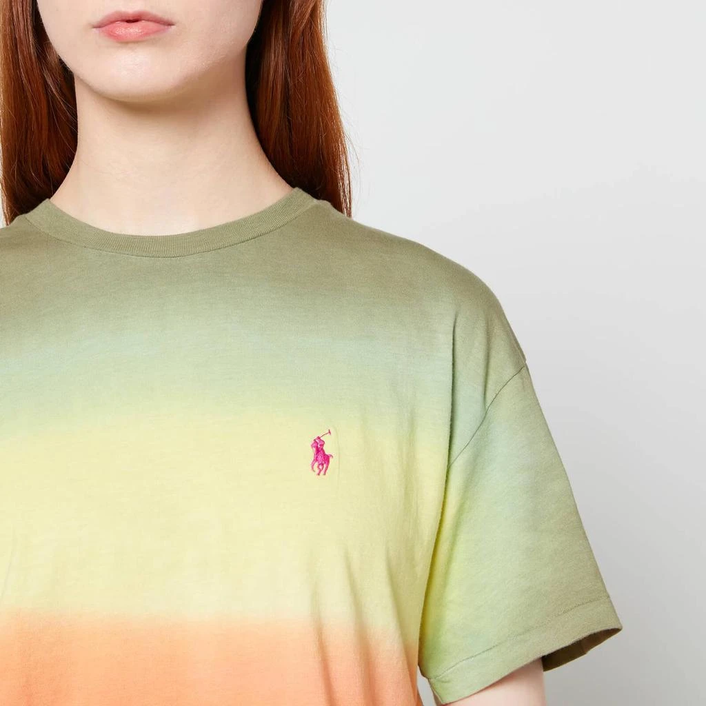 商品Ralph Lauren|Polo Ralph Lauren Women's Ombre Cropeed T-Shirt - Ombre Dye,价格¥299,第4张图片详细描述