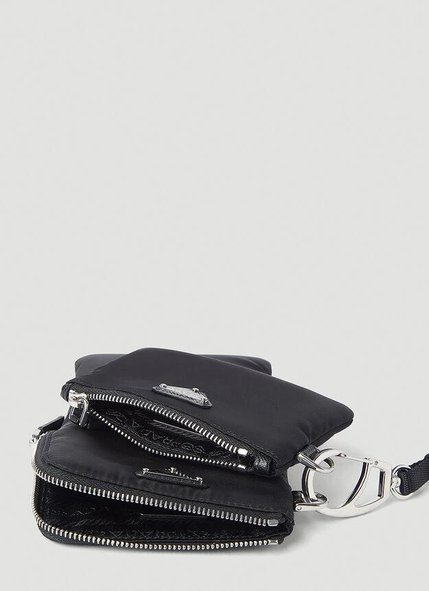 商品Prada|Re-Nylon Lanyard Pouches in Black,价格¥7776,第3张图片详细描述