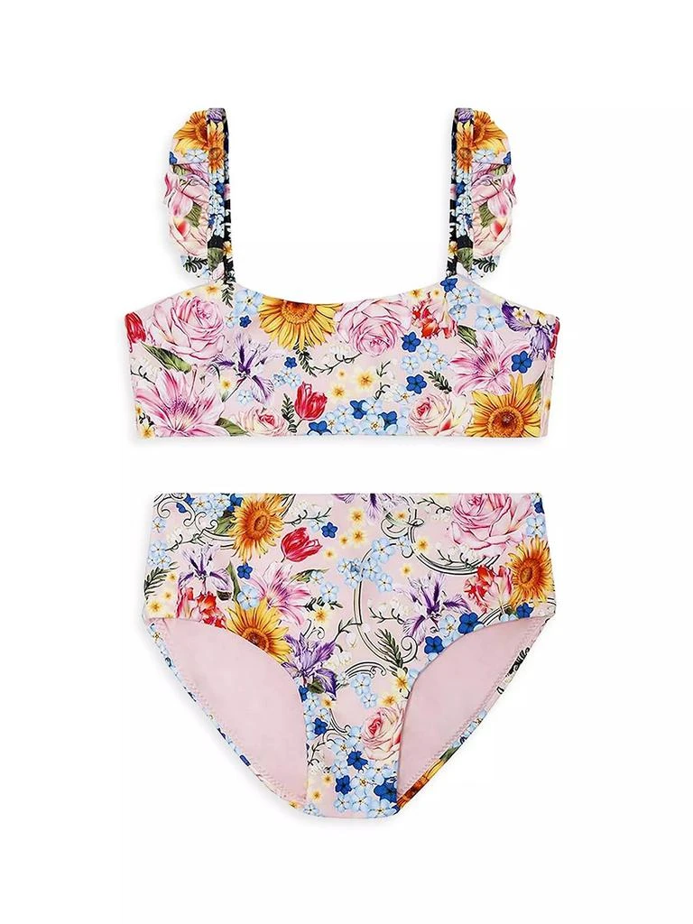 商品Agua Bendita|Little Girl's &amp; Girl's Returning To The Roots Sky Dreamin Bikini,价格¥281,第1张图片