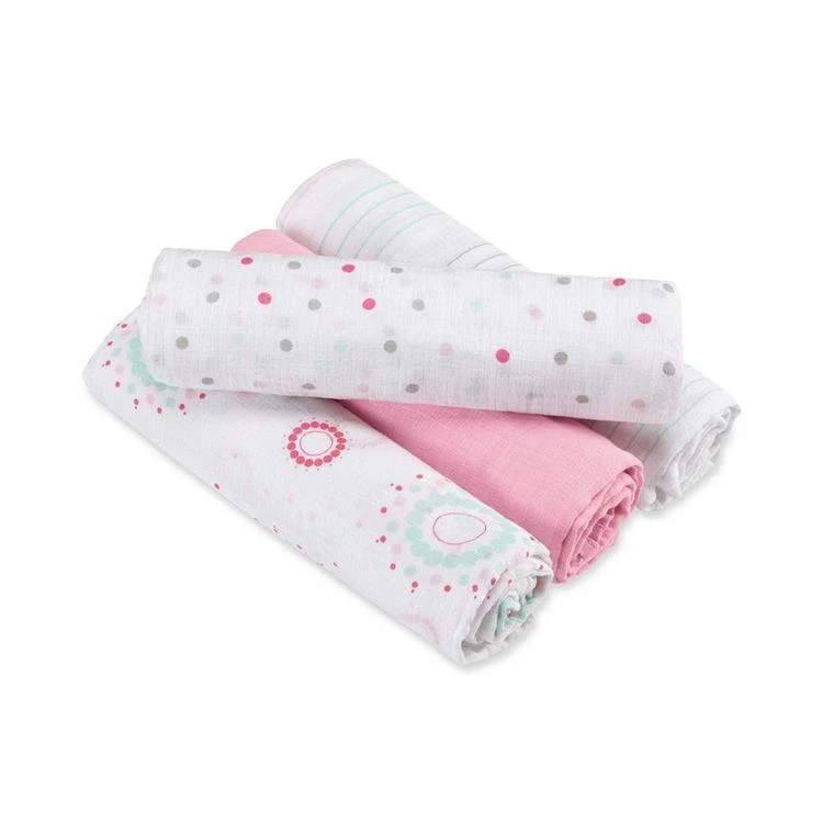 商品aden + anais|4-Pk. Swaddle Blankets, Baby Girls,价格¥210,第1张图片