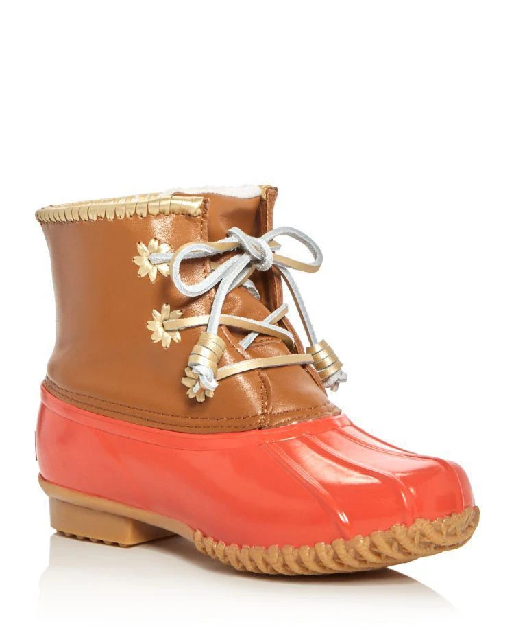 商品Jack Rogers|Jack Rogers Chloe Classic Metallic Trim Duck Boots ,价格¥894,第1张图片