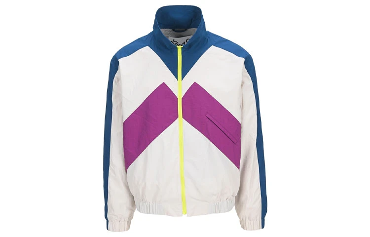 商品[国内直发] Kenzo|休闲拼色拉链运动夹克外套 男款 白色,价格¥1329,第3张图片详细描述