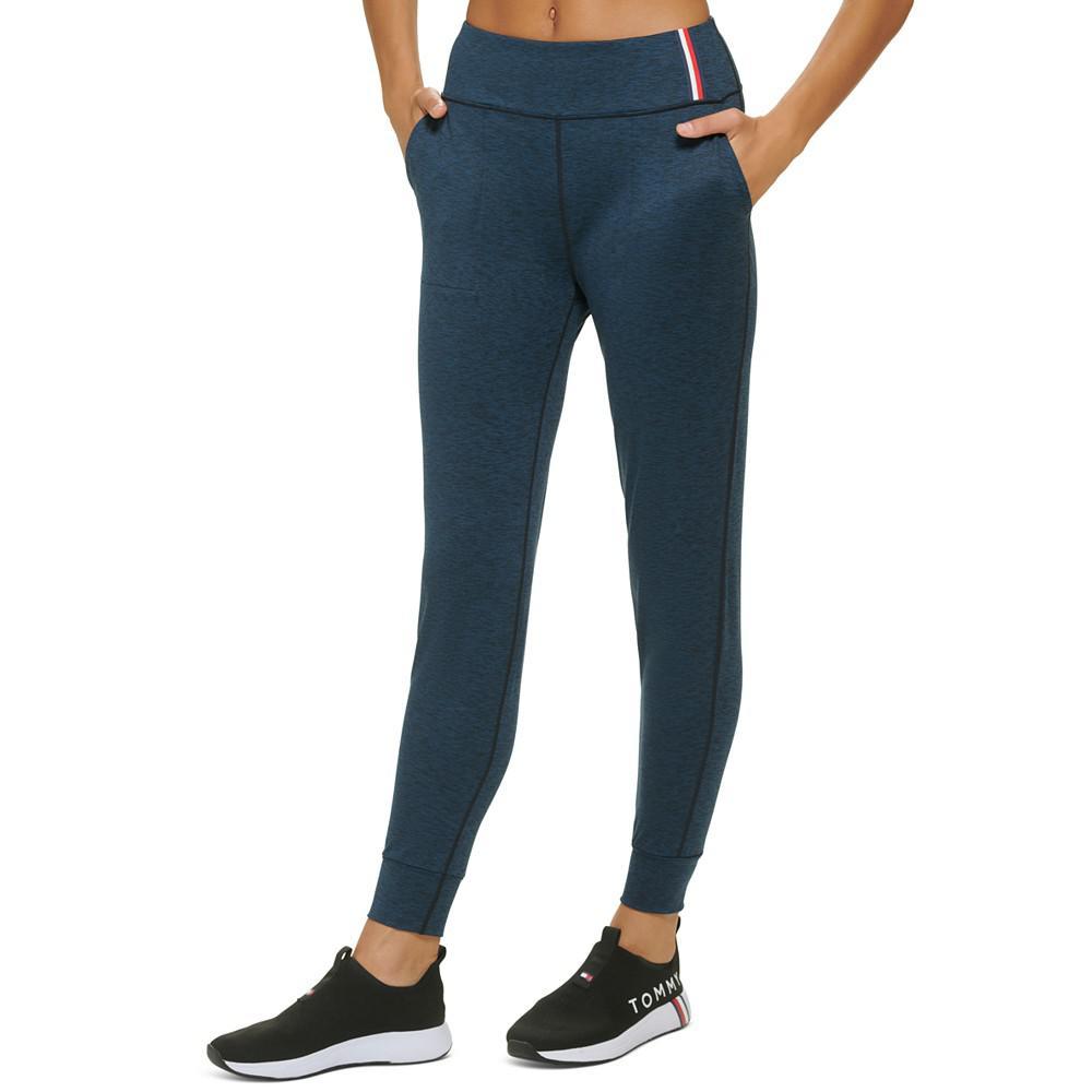 商品Tommy Hilfiger|Women's Slant Pocket Reflective Stripe Yoga Jogger,价格¥300,第1张图片