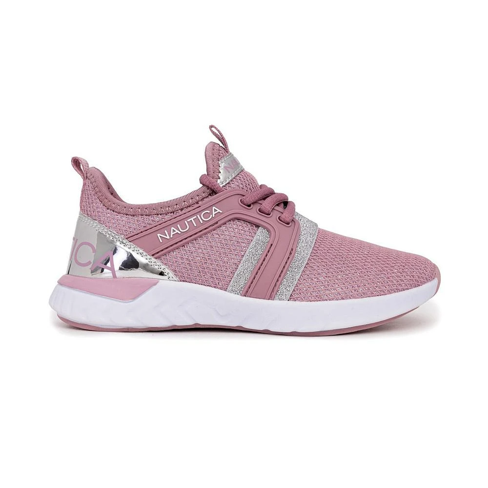 商品Nautica|Little Girls Parks Youth Athletic Lace Up Sneakers,价格¥177,第2张图片详细描述