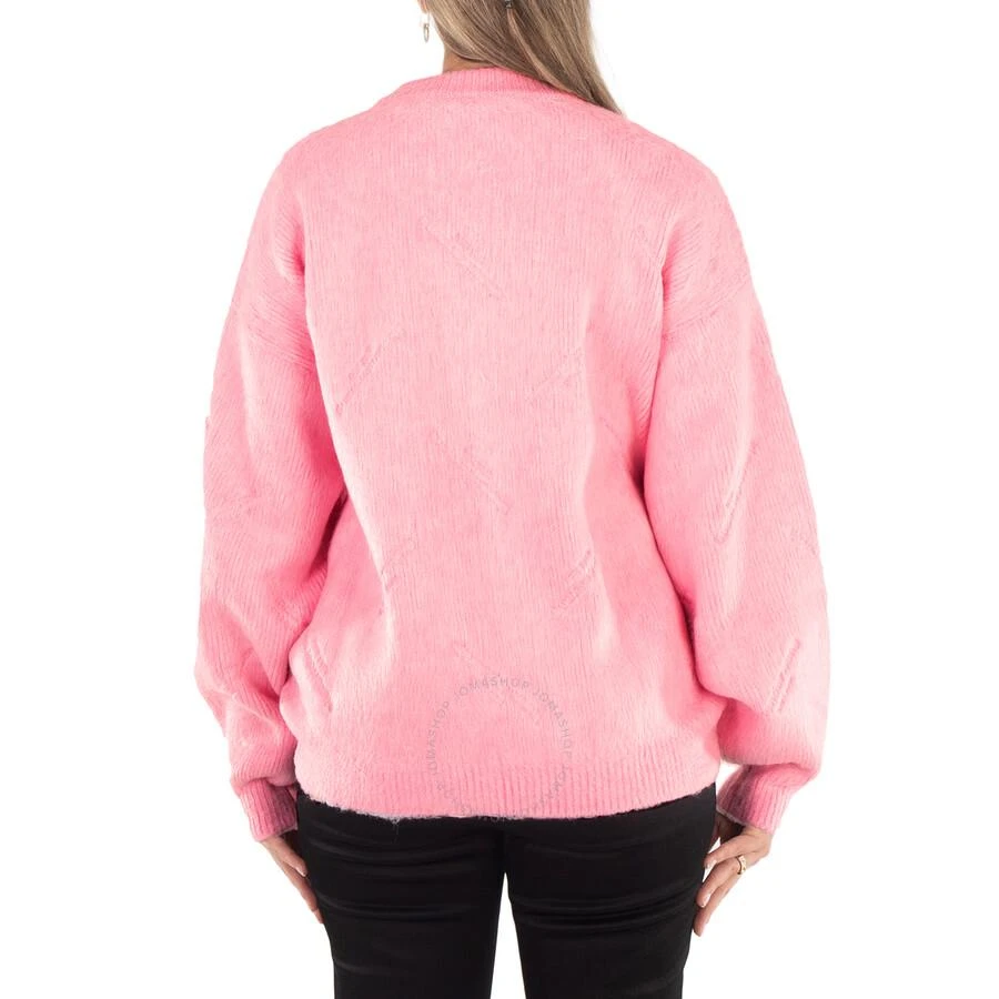 商品Alexander Wang|Prism Pink Debossed Logo Crewneck Jumper,价格¥1749,第3张图片详细描述