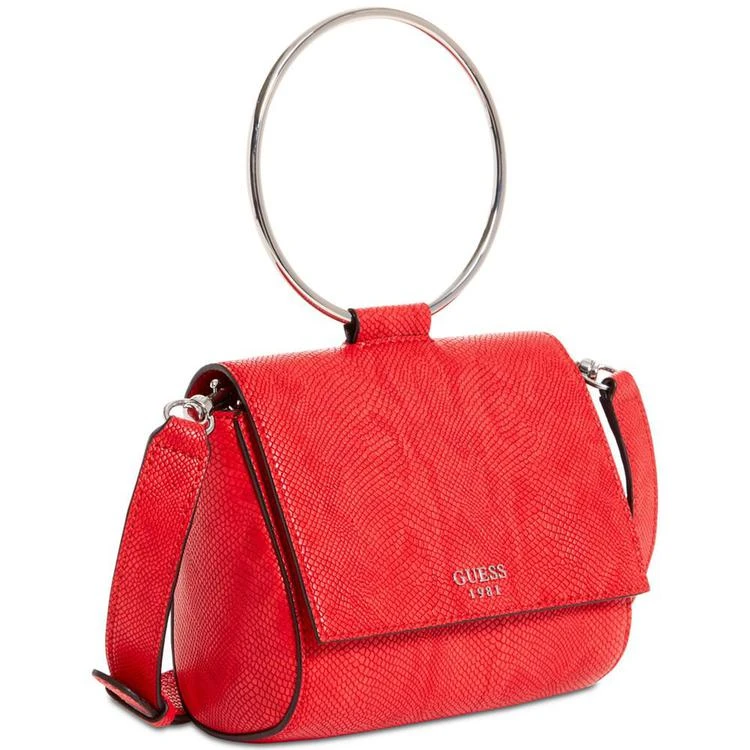 商品GUESS|Keaton Mini Flap Top Handle Shoulder Bag,价格¥302,第4张图片详细描述