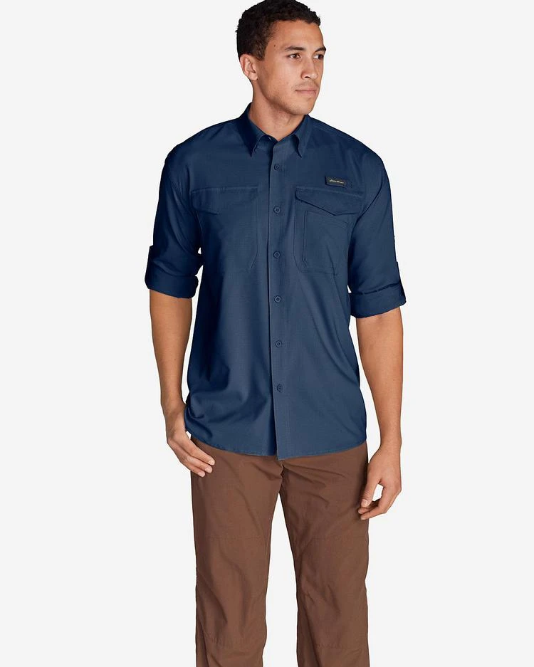 商品Eddie Bauer|Men&#39;s Ahi Long-Sleeve Shirt,价格¥313-¥447,第5张图片详细描述