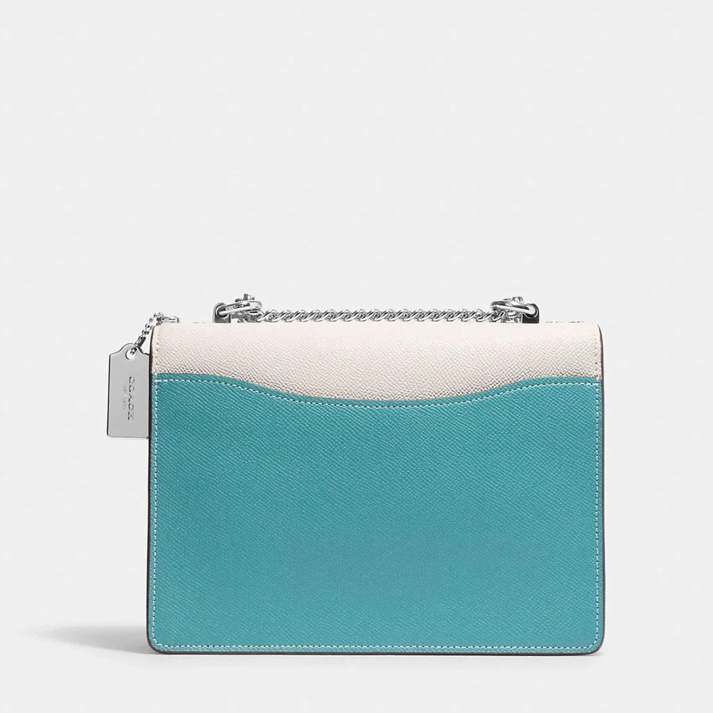 商品Coach|Coach White/Blue Leather Klare Crossbody Bag,价格¥5279,第3张图片详细描述