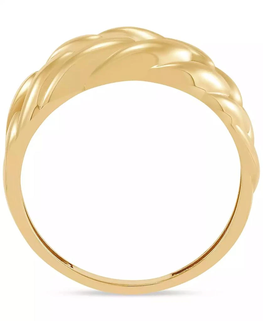 商品Macy's|Polished Wheat Design Fashion Ring in 10k Gold,价格¥2594,第4张图片详细描述