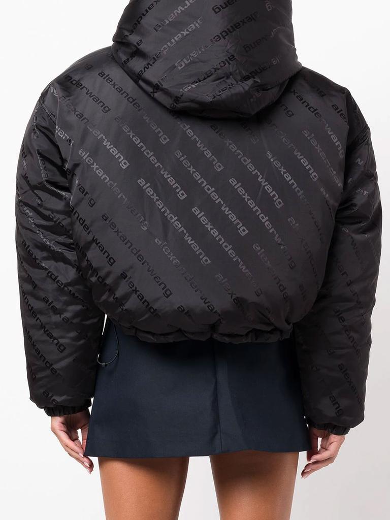 商品Alexander Wang|Black nylon short down jacket,价格¥4598,第5张图片详细描述