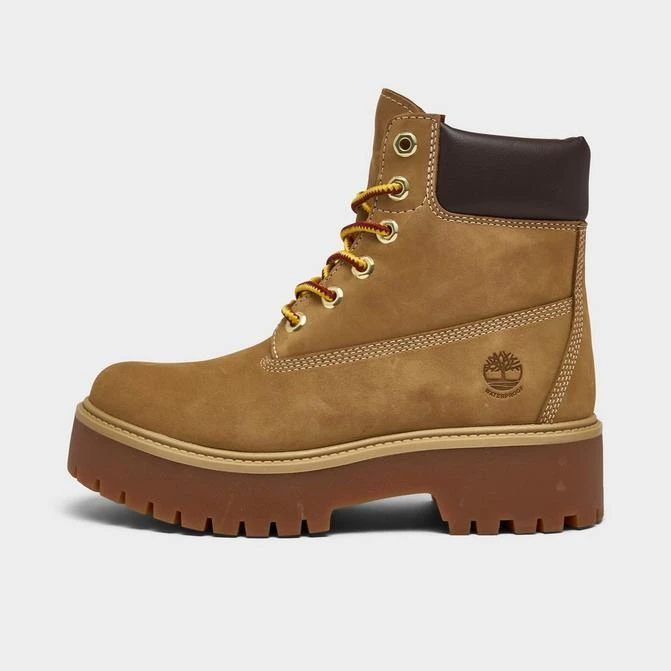 商品Timberland|Women's Timberland Stone Street 6 Inch Waterproof Platform Boots,价格¥885,第1张图片