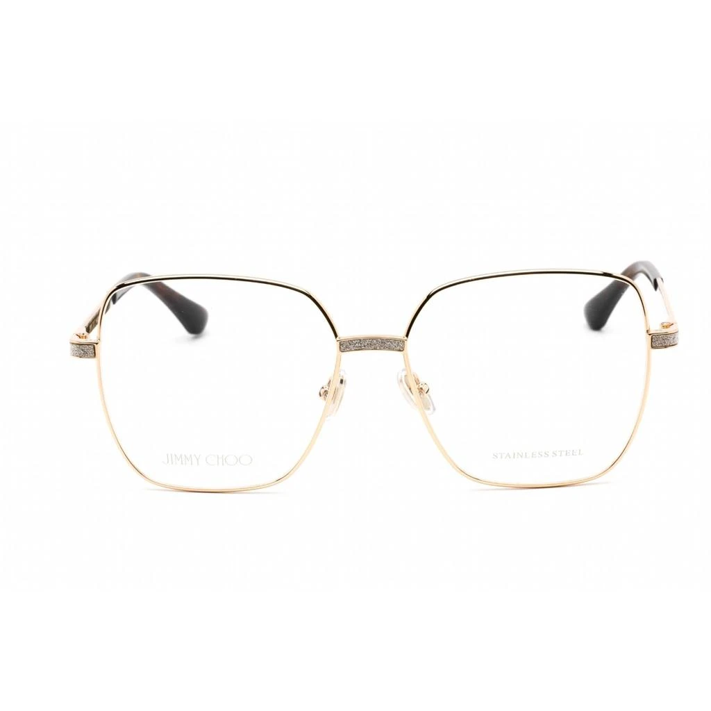 商品Jimmy Choo|Jimmy Choo Women's Eyeglasses - Full Rim Square Gold/Havana Frame | JC354 006J 00,价格¥546,第2张图片详细描述