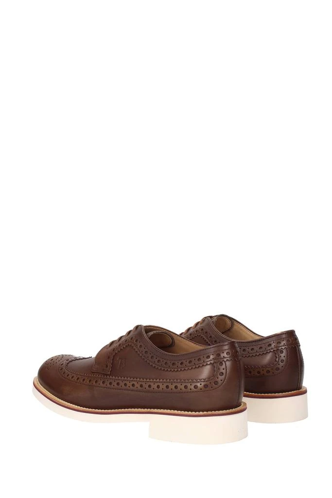 商品Tod's|Lace up and Monkstrap Leather Brown,价格¥1298,第4张图片详细描述