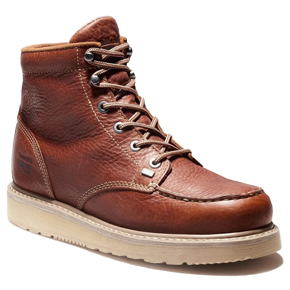 商品Timberland|Barstow Wedge Moc Soft Toe Work Boots,价格¥887,第2张图片详细描述