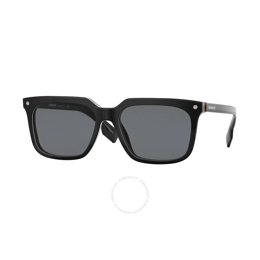 商品Burberry|Carnaby Dark Gray Square Men's Sunglasses BE4337F 379887 56,价格¥894,第1张图片