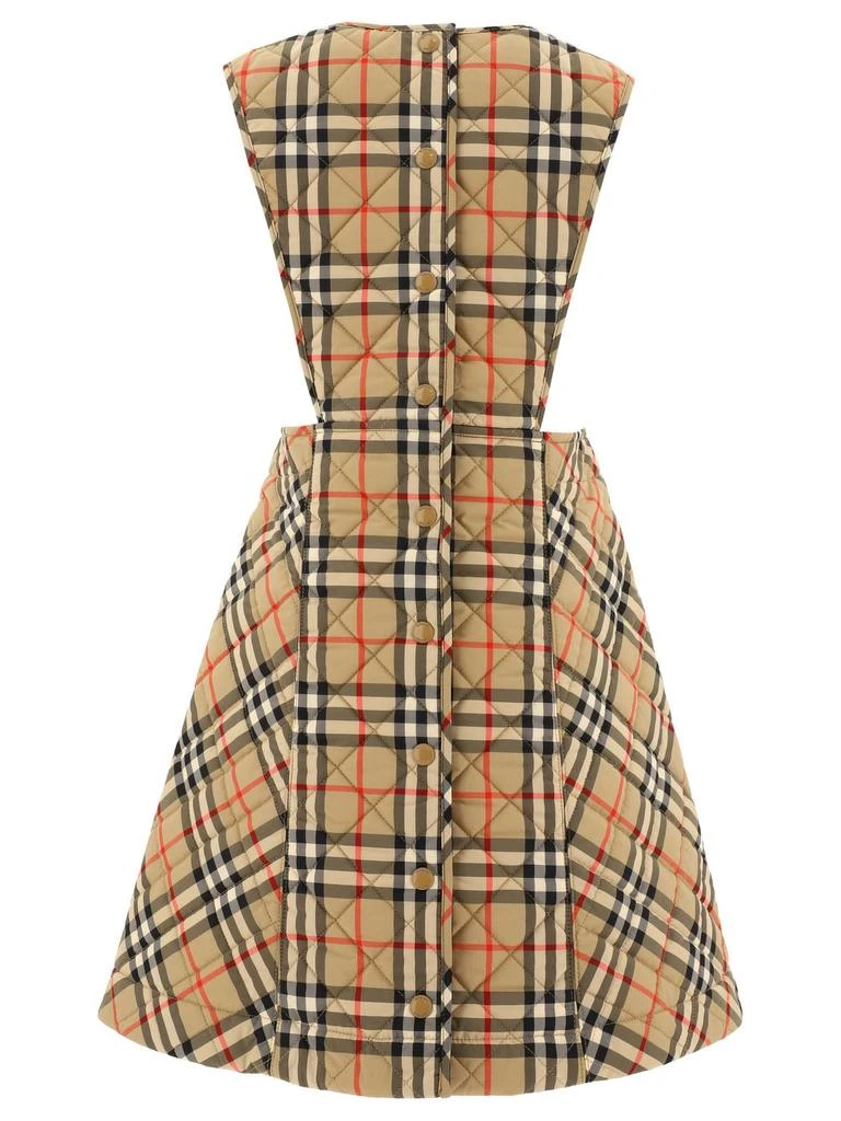 商品Burberry|Burberry Kids Checked Crewneck A-Line Dress,价格¥3353,第2张图片详细描述