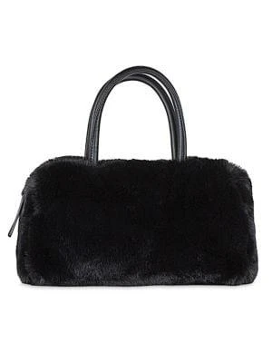 商品Luxe Faux Fur|Faux Fur Bowling Bag,价格¥450,第1张图片