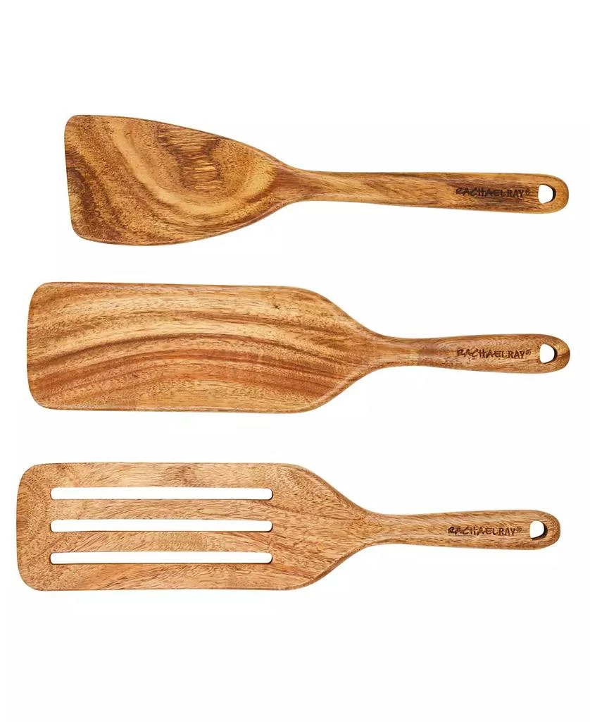 商品Rachael Ray|Tools and Gadgets Wooden Kitchen Utensils, Set of 3,价格¥446,第2张图片详细描述