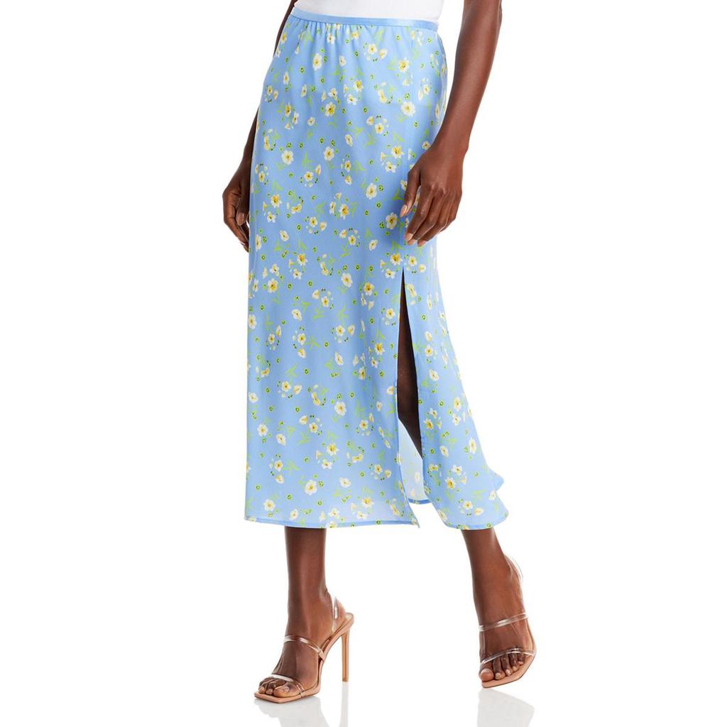 French Connection Womens Verona Floral Midi Midi Skirt商品第1张图片规格展示