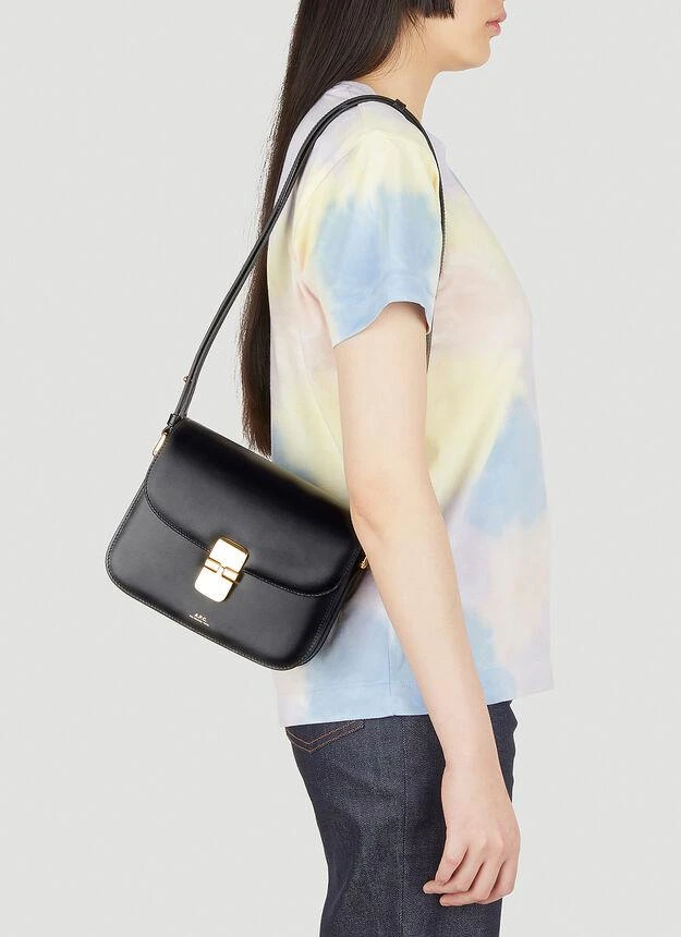 商品A.P.C.|Grace Small Shoulder Bag in Black,价格¥6655,第2张图片详细描述