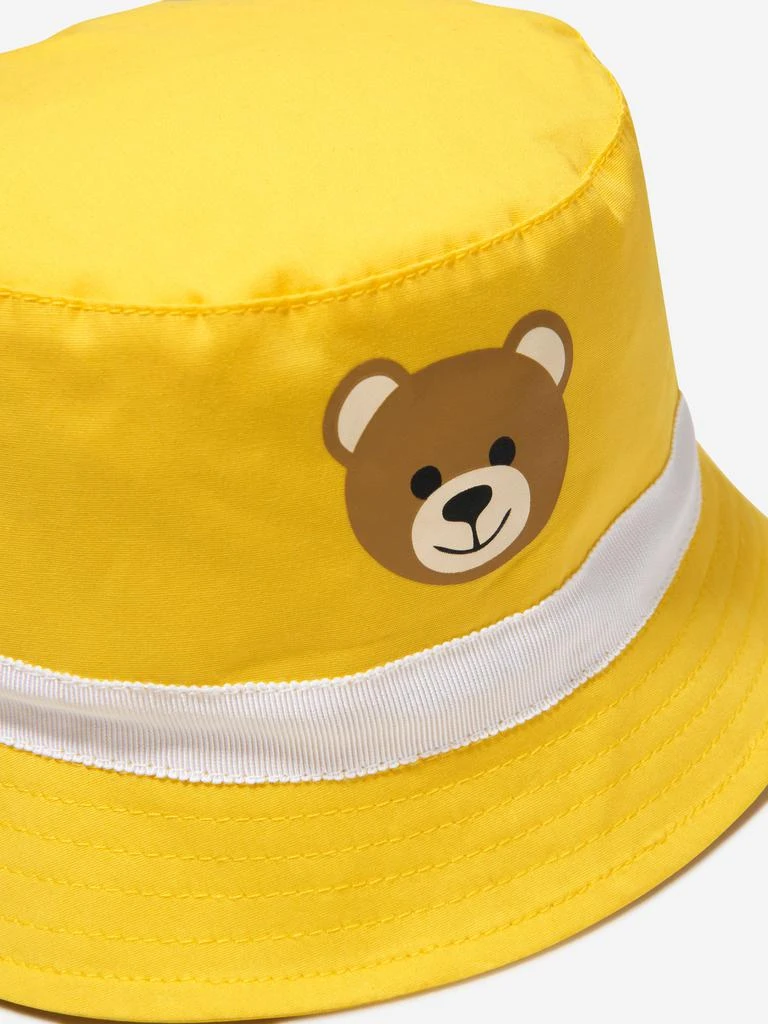 商品Moschino|Moschino Baby Hat And Bib Gift Set in Yellow,价格¥250,第3张图片详细描述
