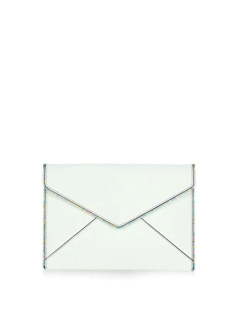 商品Rebecca Minkoff|Rebecca Minkoff - Leo Saffiano Leather Clutch,价格¥499,第1张图片