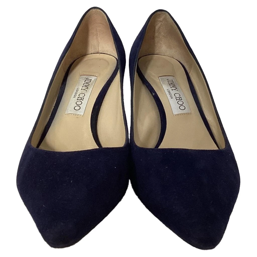 商品[二手商品] Jimmy Choo|Romy 60 Pumps in Navy Blue Suede,价格¥1891,第2张图片详细描述