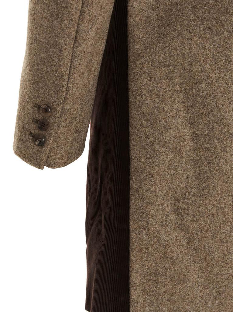 Patchwork multicolor wool coat商品第4张图片规格展示