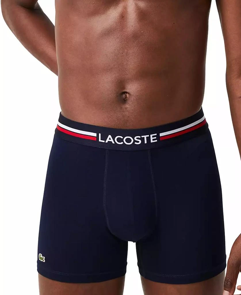 商品Lacoste|Men's Stretch Boxer Brief Set, 3-Pack,价格¥192,第3张图片详细描述