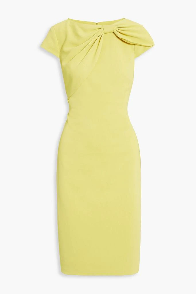 商品Badgley Mischka|Bow-embellished crepe dress,价格¥991,第1张图片