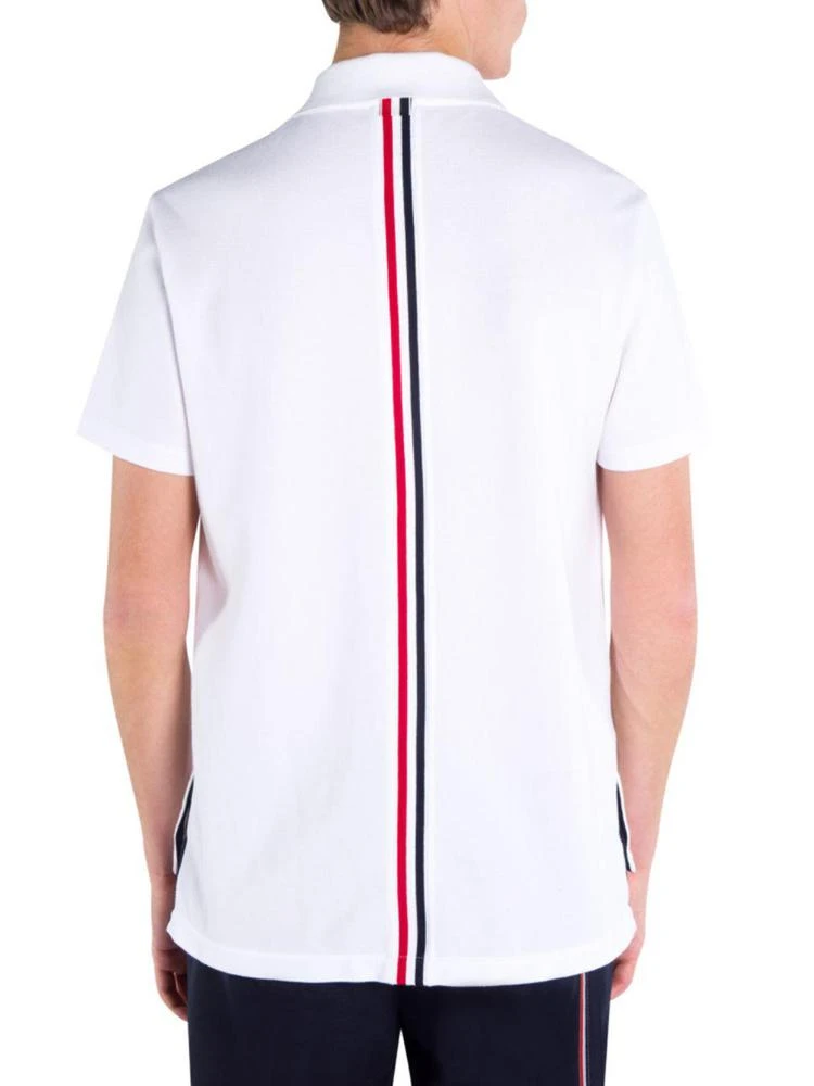 商品Thom Browne|Short-Sleeve Relaxed-Fit Cotton Polo,价格¥3523,第2张图片详细描述