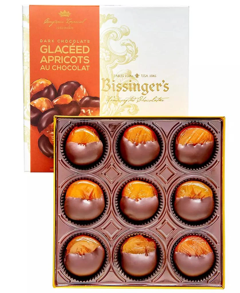 商品Bissinger's Handcrafted Chocolate|Bissinger's Dark Glaceed Apricots, 9 Piece,价格¥271,第1张图片