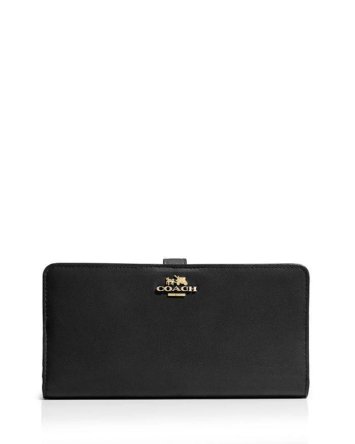 商品Coach|Madison Skinny Wallet in Leather,价格¥1122,第1张图片