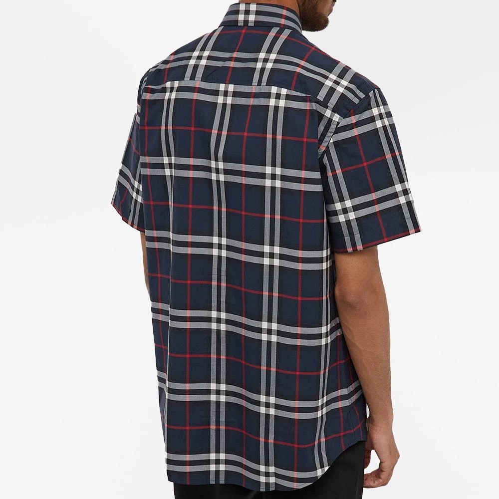 商品Burberry|Burberry Short Sleeve Caxton Check Shirt,价格¥3120,第3张图片详细描述