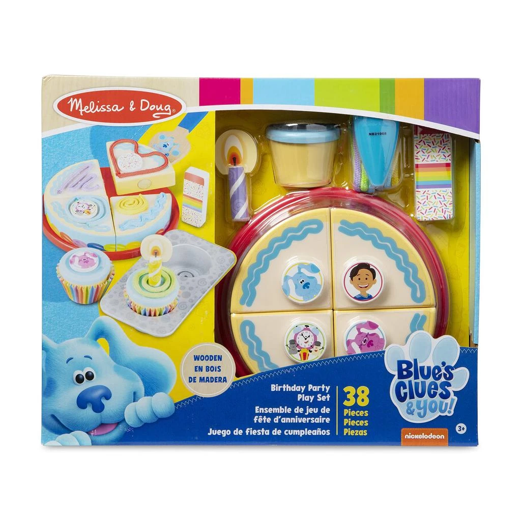 Melissa & Doug Blue's Clues & You! Wooden Birthday Party Play Set (38 Pieces) 商品