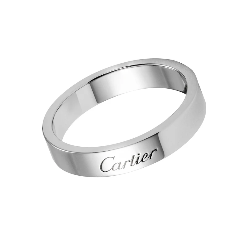 商品[国内直发] Cartier|CARTIER卡地亚 C de 系列 结婚对戒 铂金宽版 铂金 戒指 男女同款情侣款,价格¥11259,第8张图片详细描述