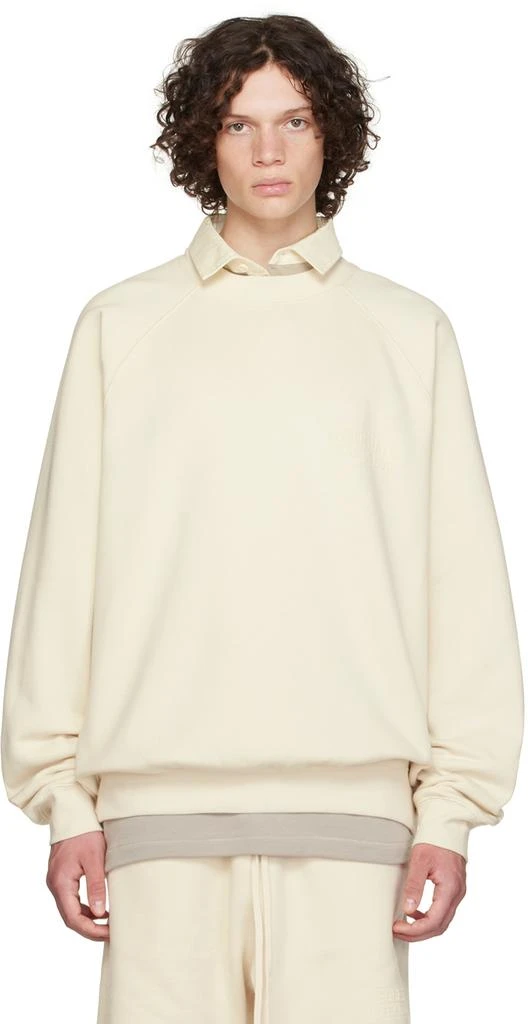 商品Essentials|Off-White Crewneck Sweatshirt,价格¥692,第1张图片