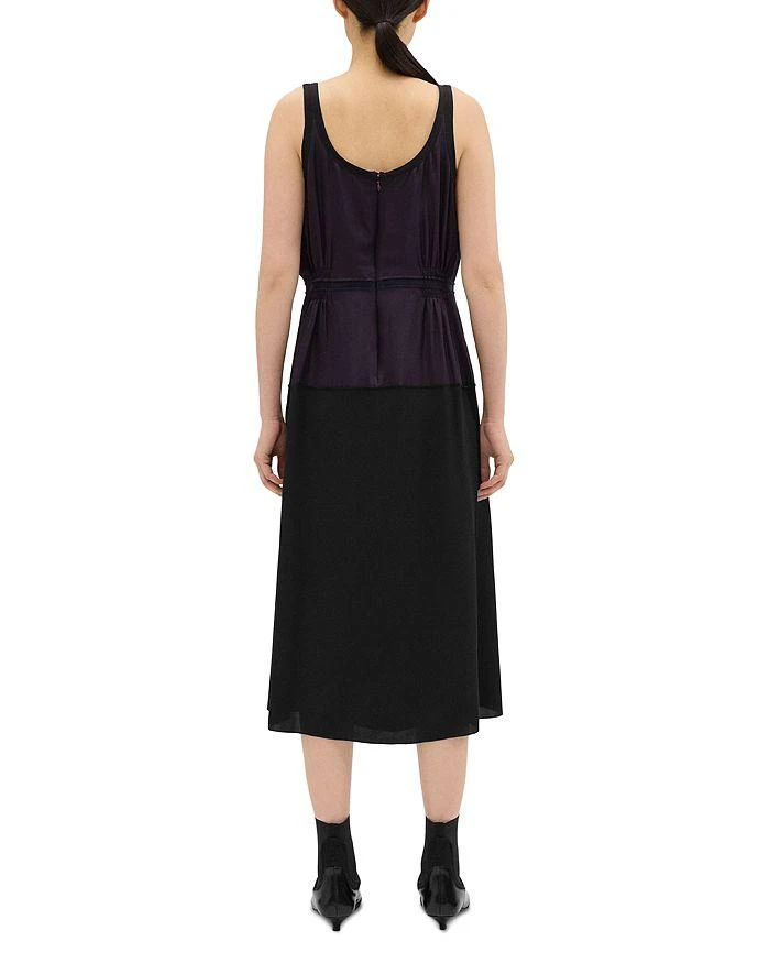 商品Theory|Draped Silk Midi Dress,价格¥2039,第2张图片详细描述