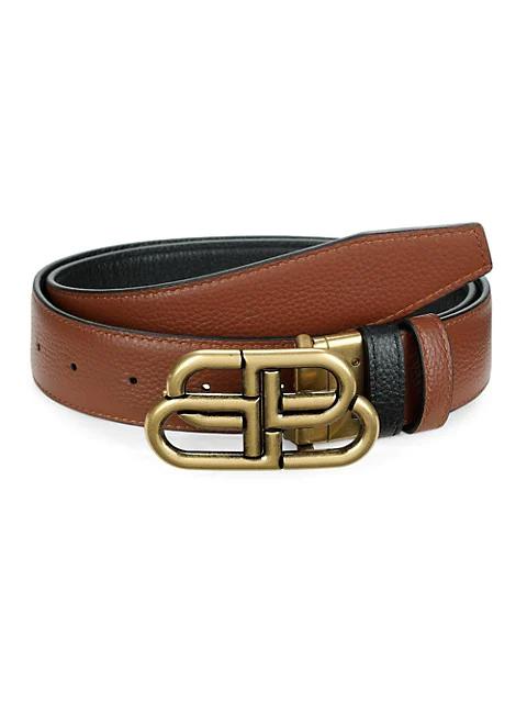 Logo-Buckle Reversible Belt商品第2张图片规格展示