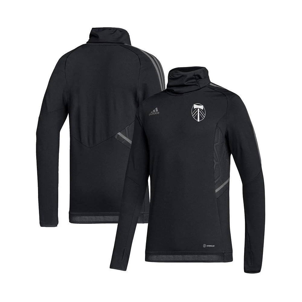 商品Adidas|Men's Black Portland Timbers COLD.RDY Raglan Warmup Pullover Jacket,价格¥732,第1张图片