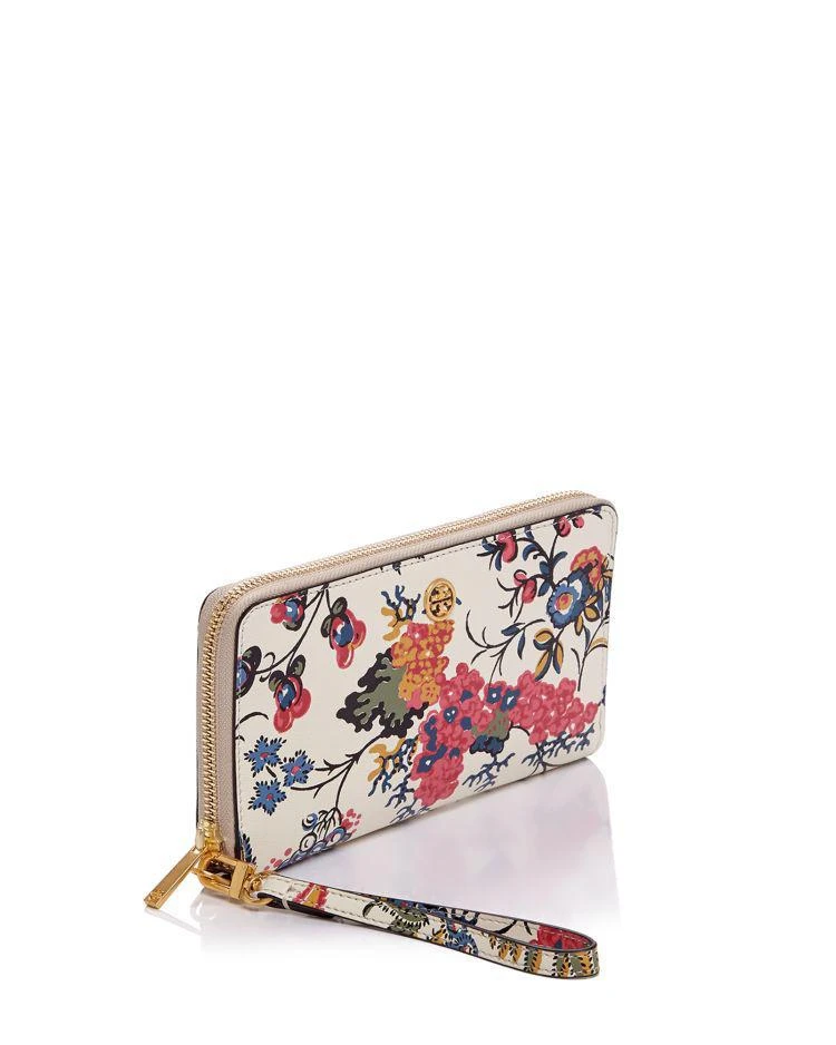 商品Tory Burch|Parker Zip Floral Leather Continental Wallet,价格¥1037,第2张图片详细描述