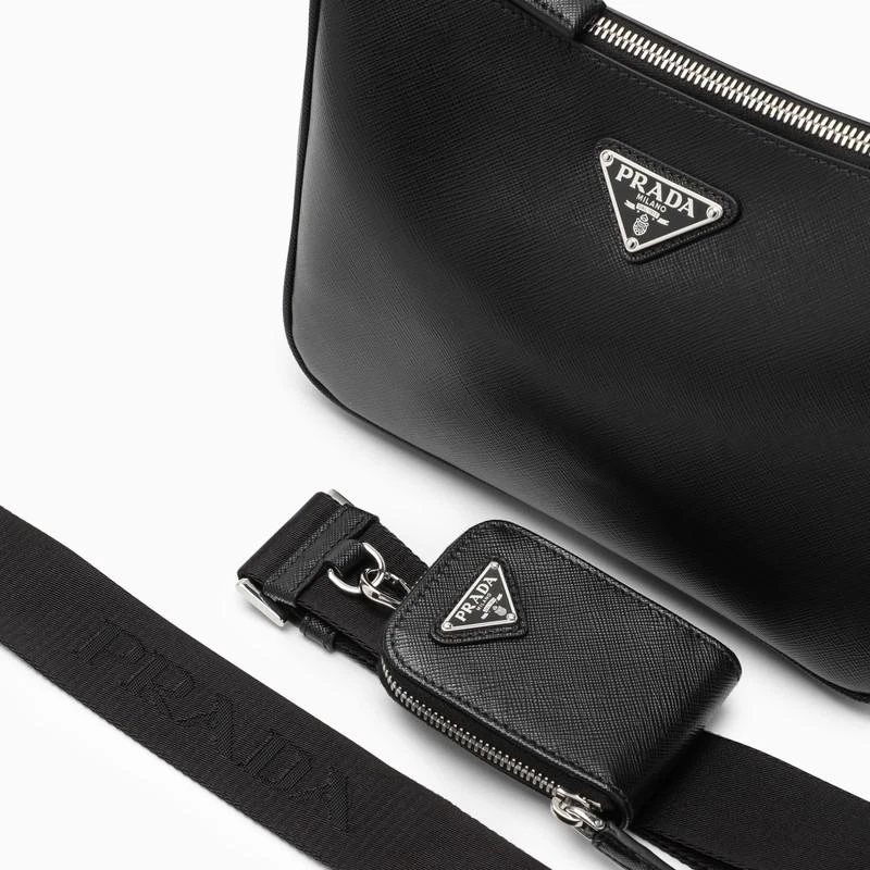 Small black saffiano shoulder bag 商品