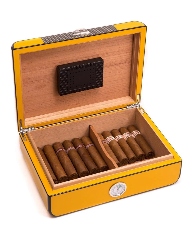 商品Bey-Berk|Carbon Fiber Lacquered Cigar Humidor,价格¥1489,第1张图片