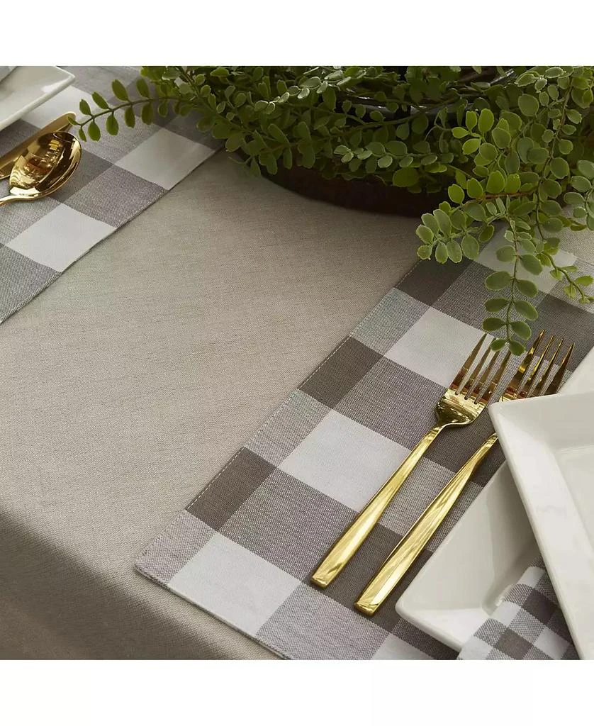 商品Design Imports|Reversible Gingham - Buffalo Check Placemat Set,价格¥168,第2张图片详细描述